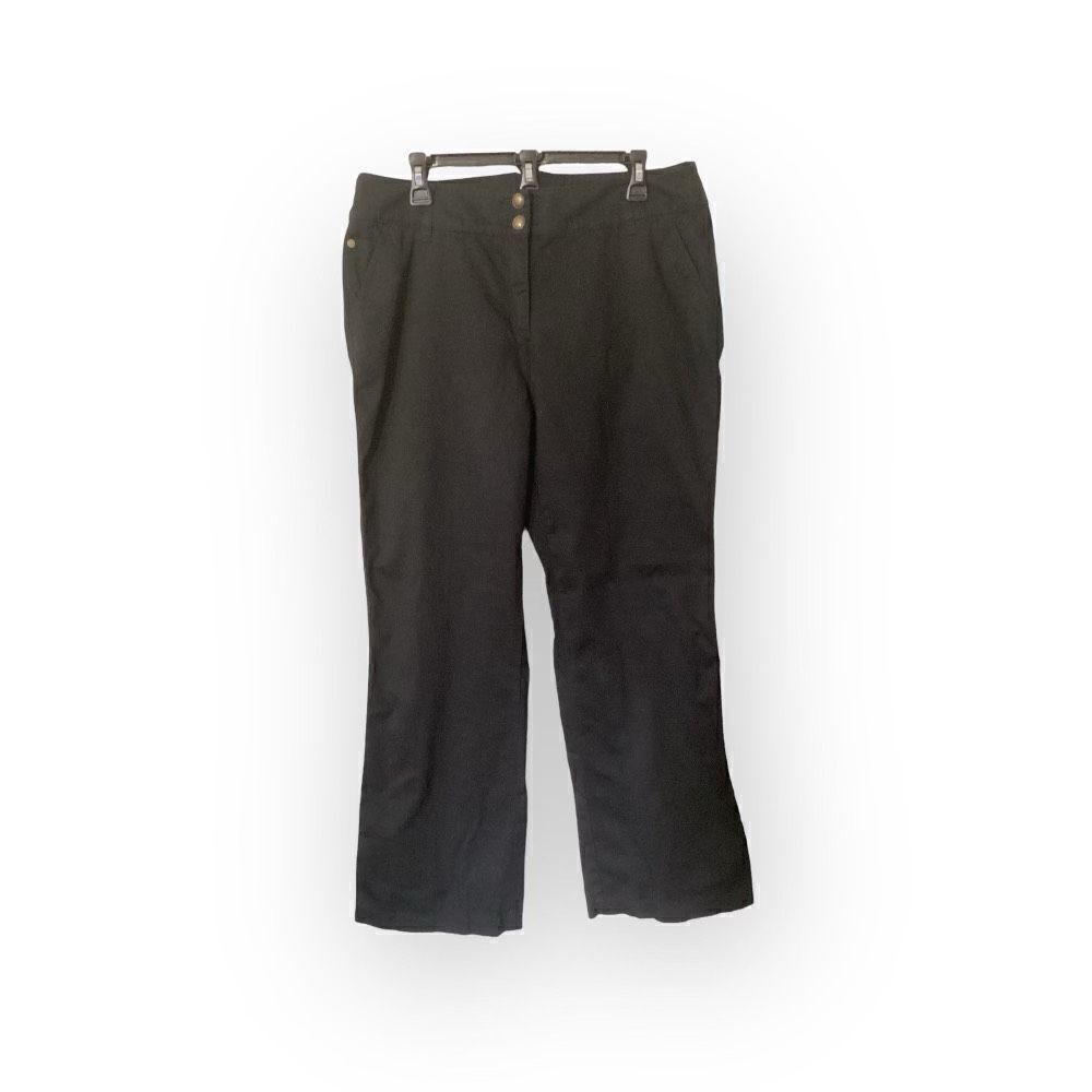 Women’s Wrinkle Free Cotton Work Wear Pants Size: 12